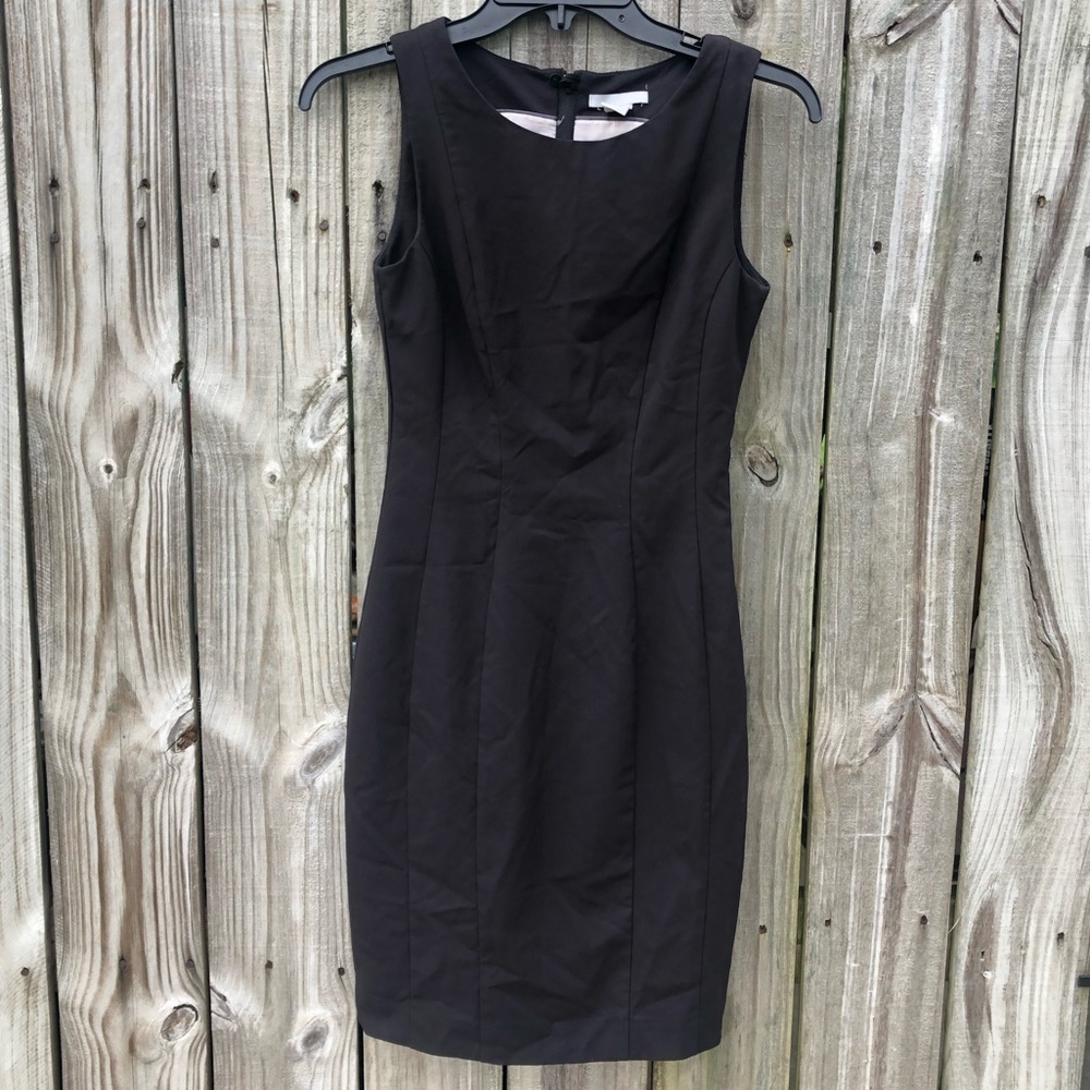 H&M Sleeveless Black Sheath Dress Size 2